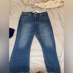 LOFT Blue Cropped Ankle Jeans